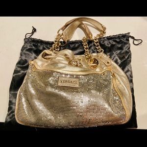 Versace Sequence Gold Chain Purse